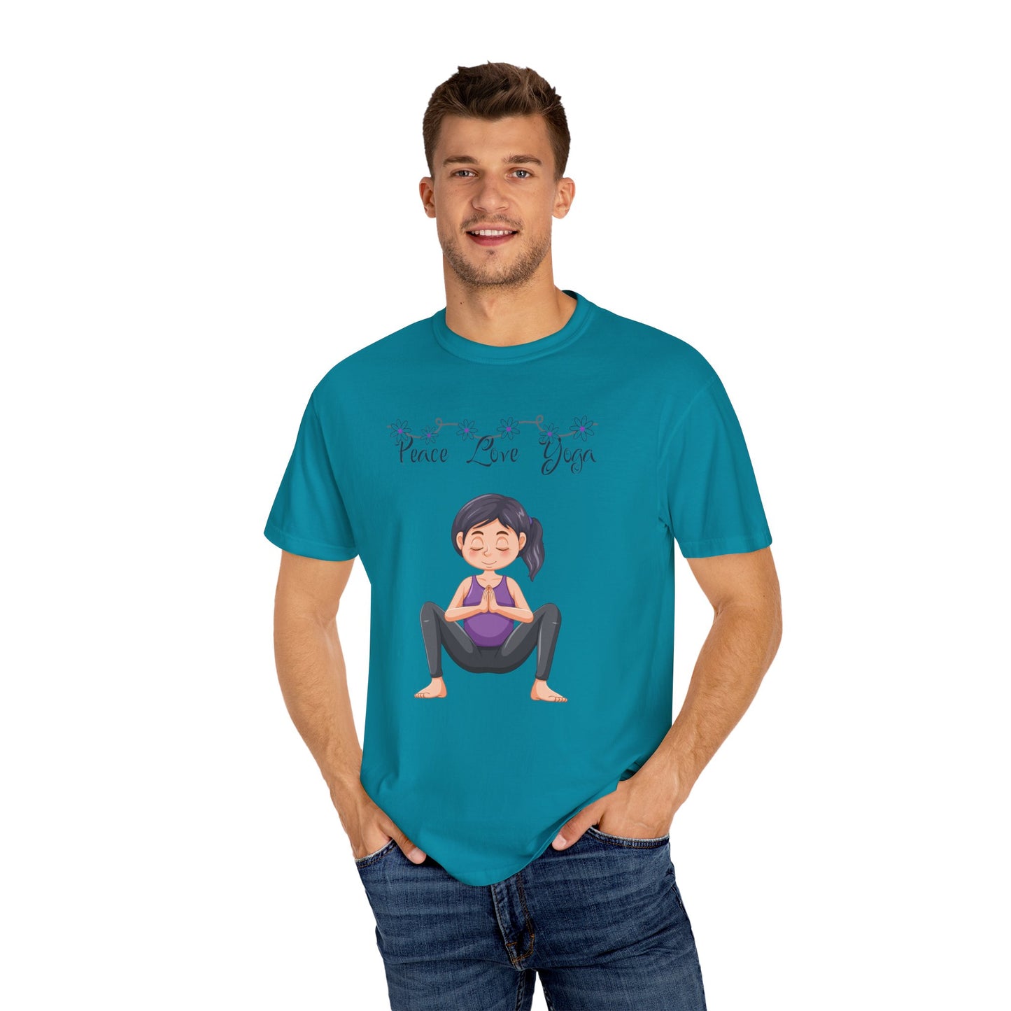 Peace Love and Pregnant Yoga Collection T- Shirt