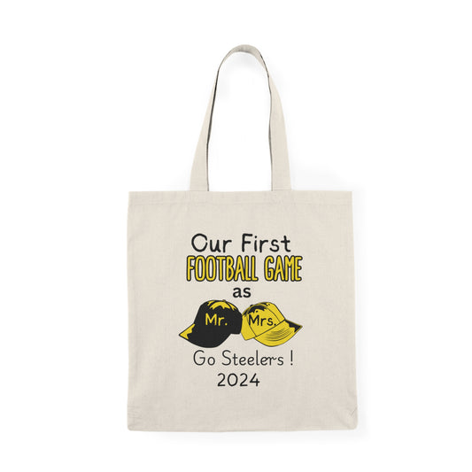 Steeler 1st Anniversary Natural Tote Bag