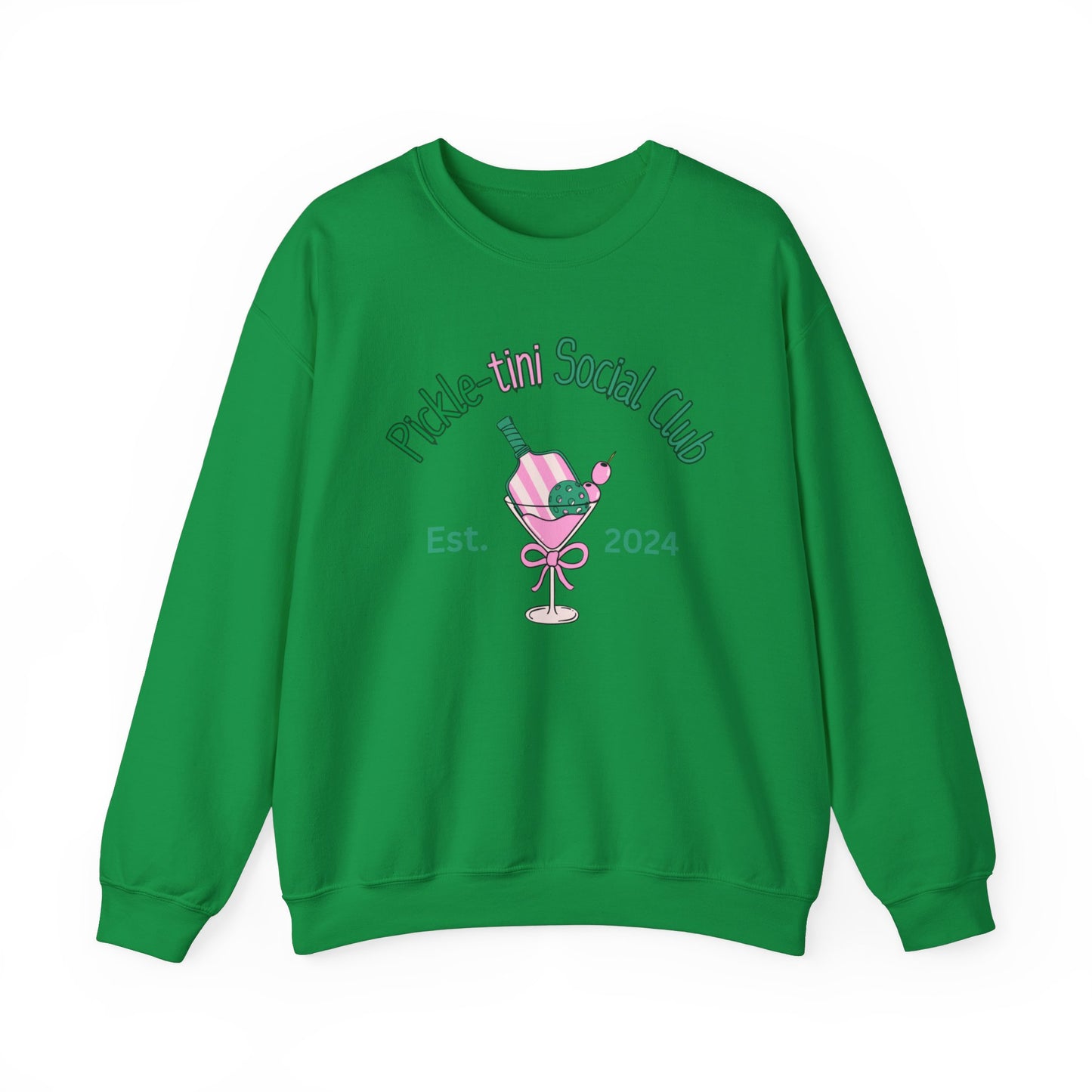 Pickletini Social Club gift, Pink Pickleball Sweatshirt, Unisex Heavy Blend™ Crewneck Sweatshirt, Pickleball lover