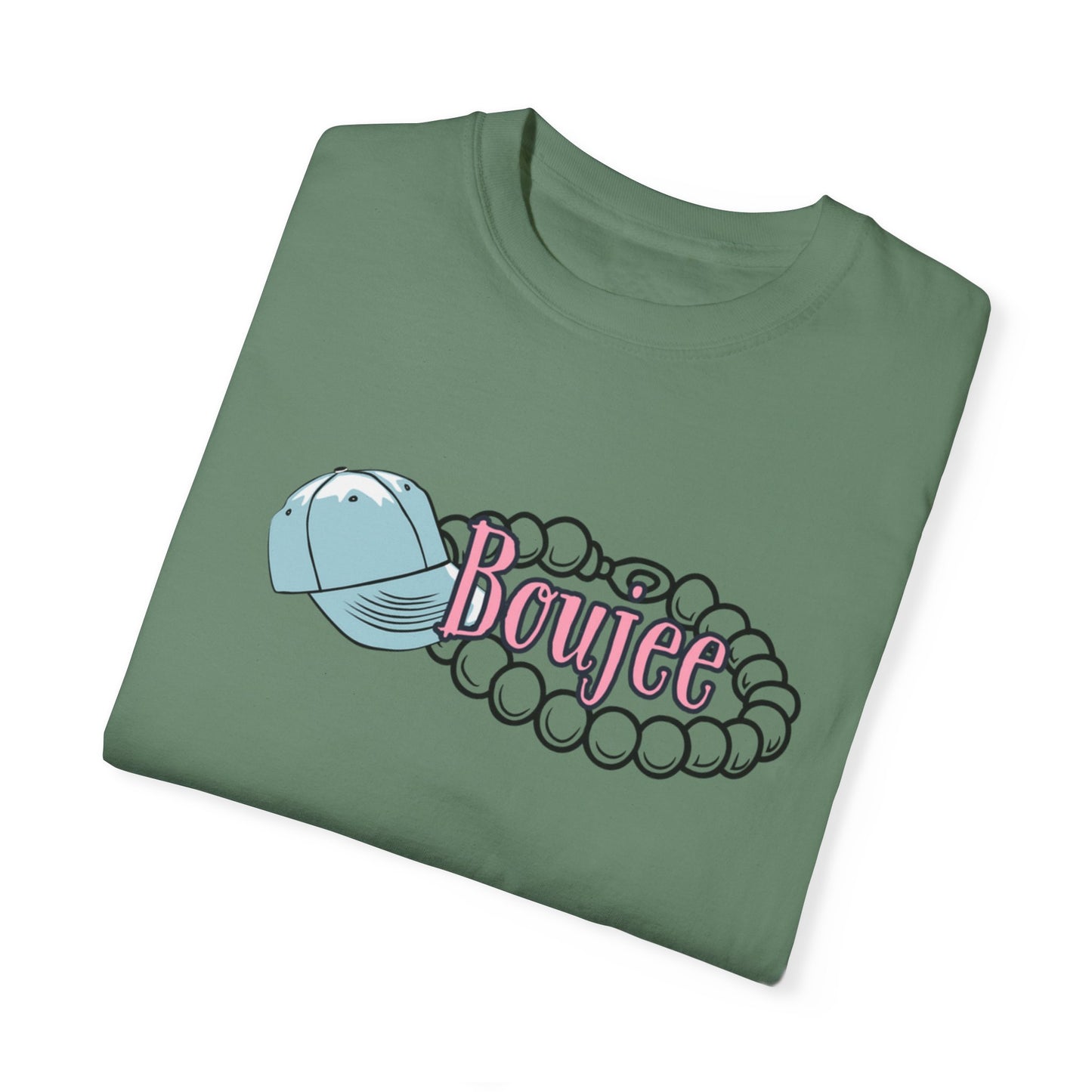 Boujee Pearls, Unisex Garment-Dyed T-shirt