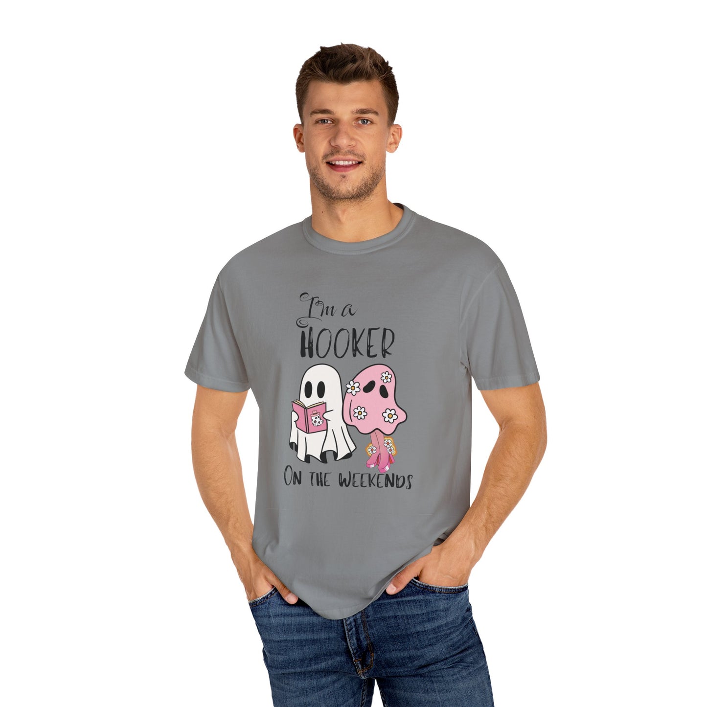 I love Girly Book Lover ghost T-shirt