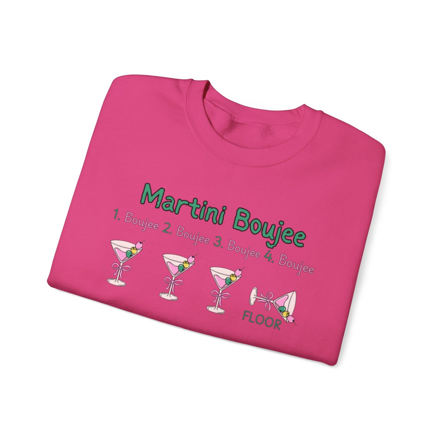 Martini Boujee Nights Christmas Sweatshirt