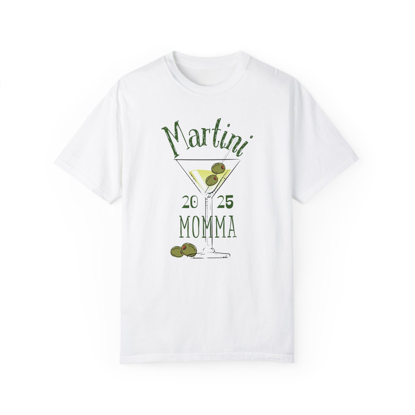 Martini Momma, Unisex Garment-Dyed T-shirt