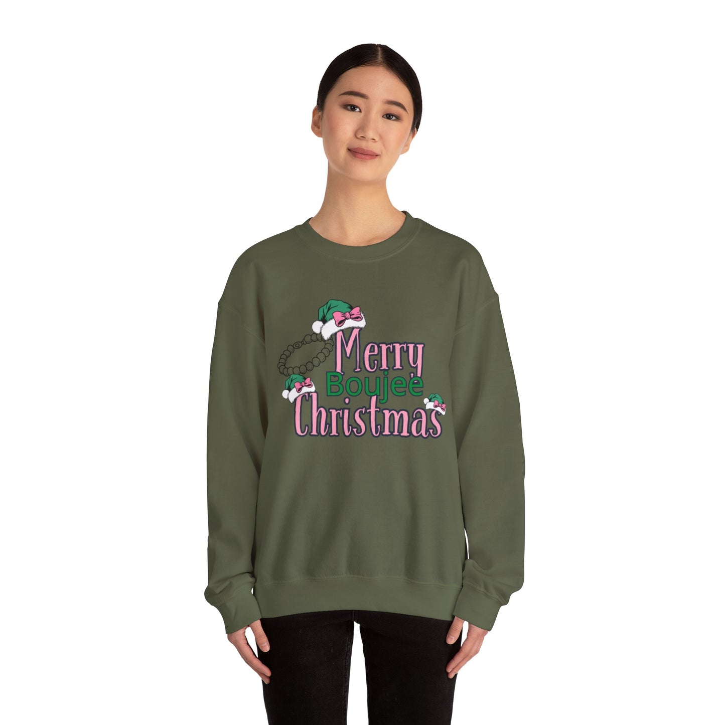 Merry Boujee Christmas Sweatshirt