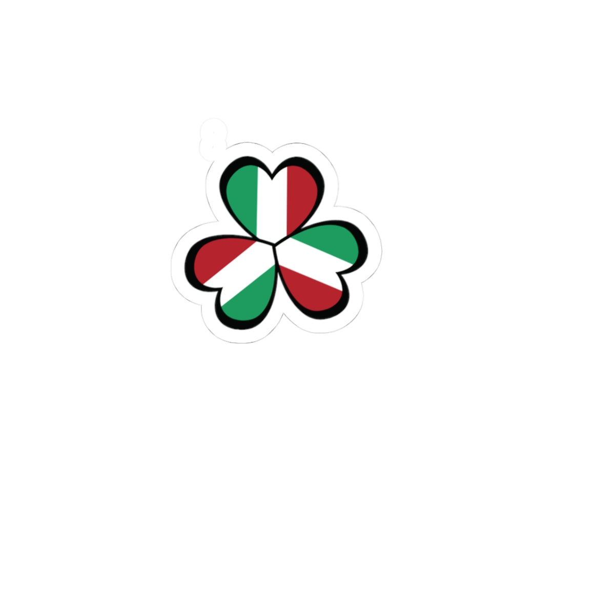 St. Patricks Day Clover, Kiss Cut Stickers