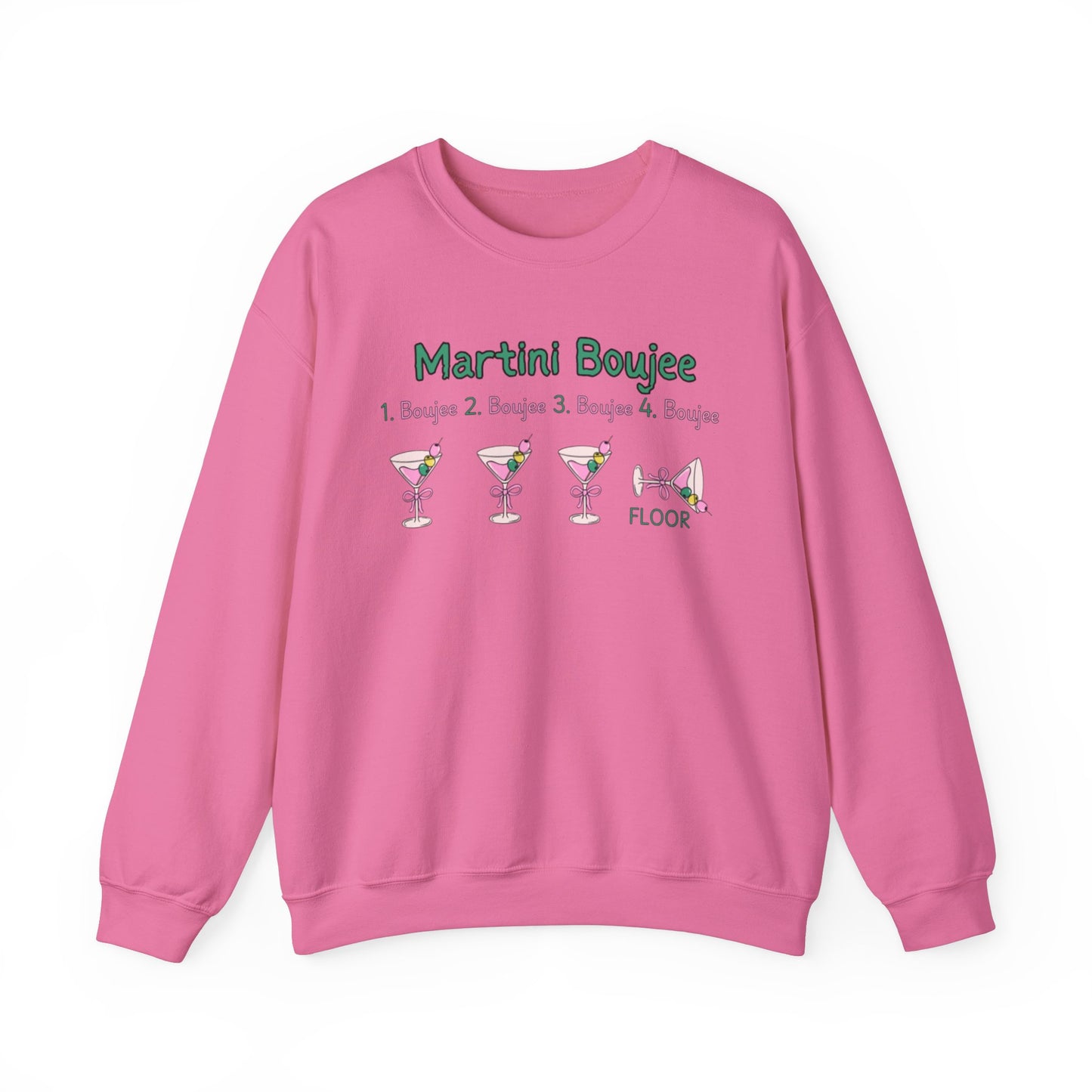 Martini Boujee Nights Christmas Sweatshirt